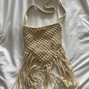 Cute Topshop crochet purse.